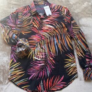 NWT! Robert Graham Acai long sleeve woven shirt
